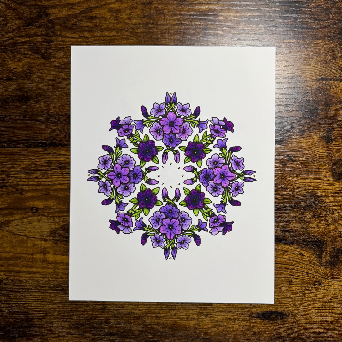 Pretty Purple Petunias - Print