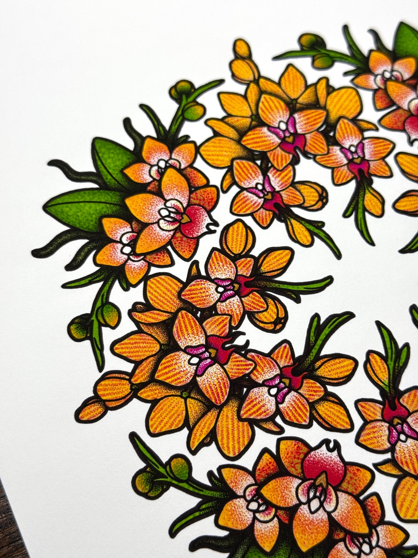 Orchid Mandala - Print