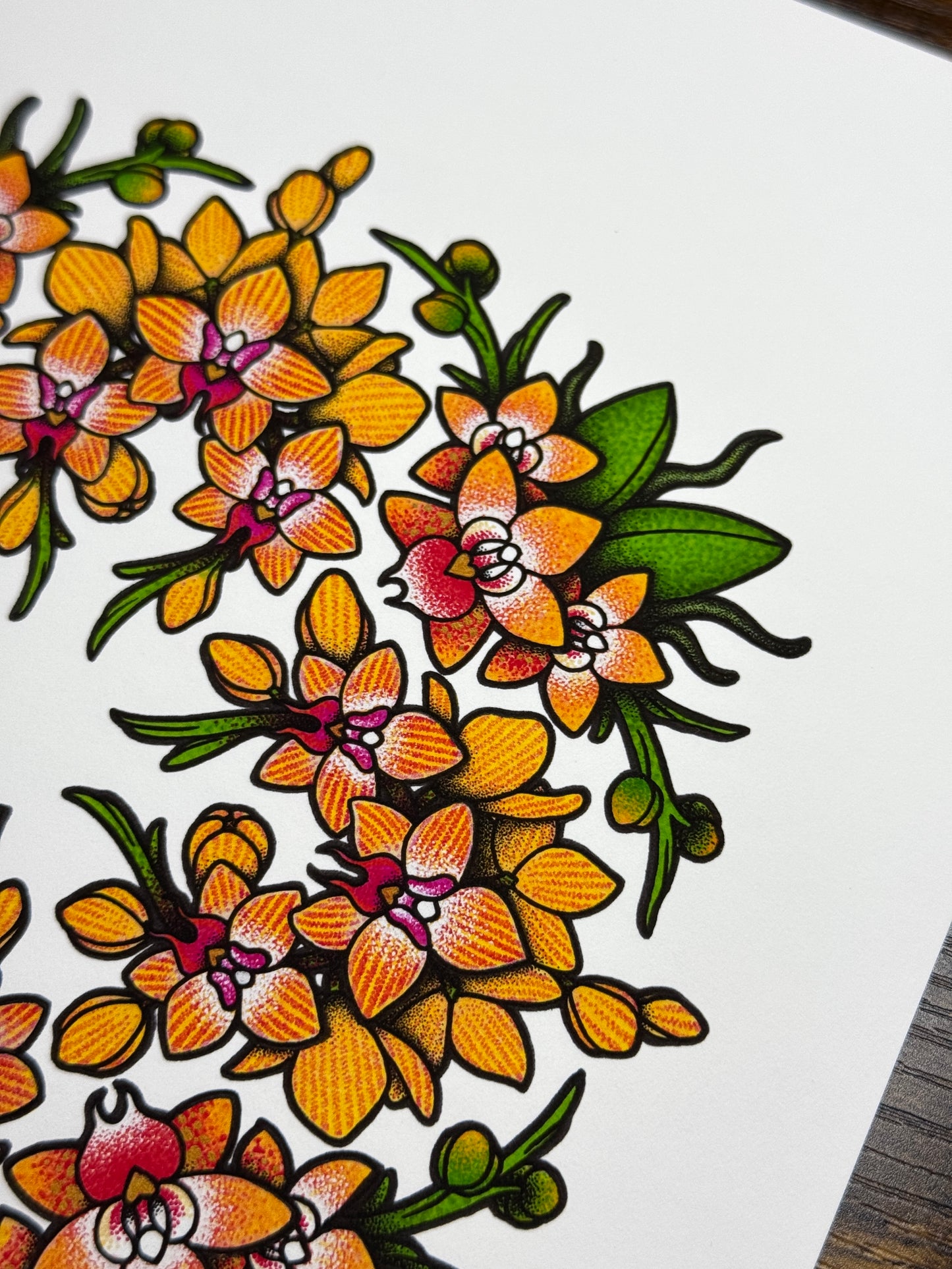 Orchid Mandala - Print
