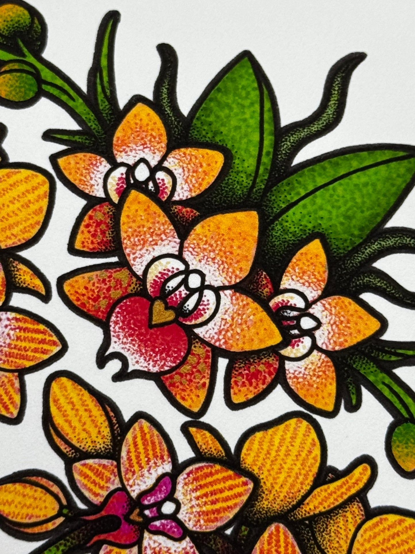 Orchid Mandala - Print