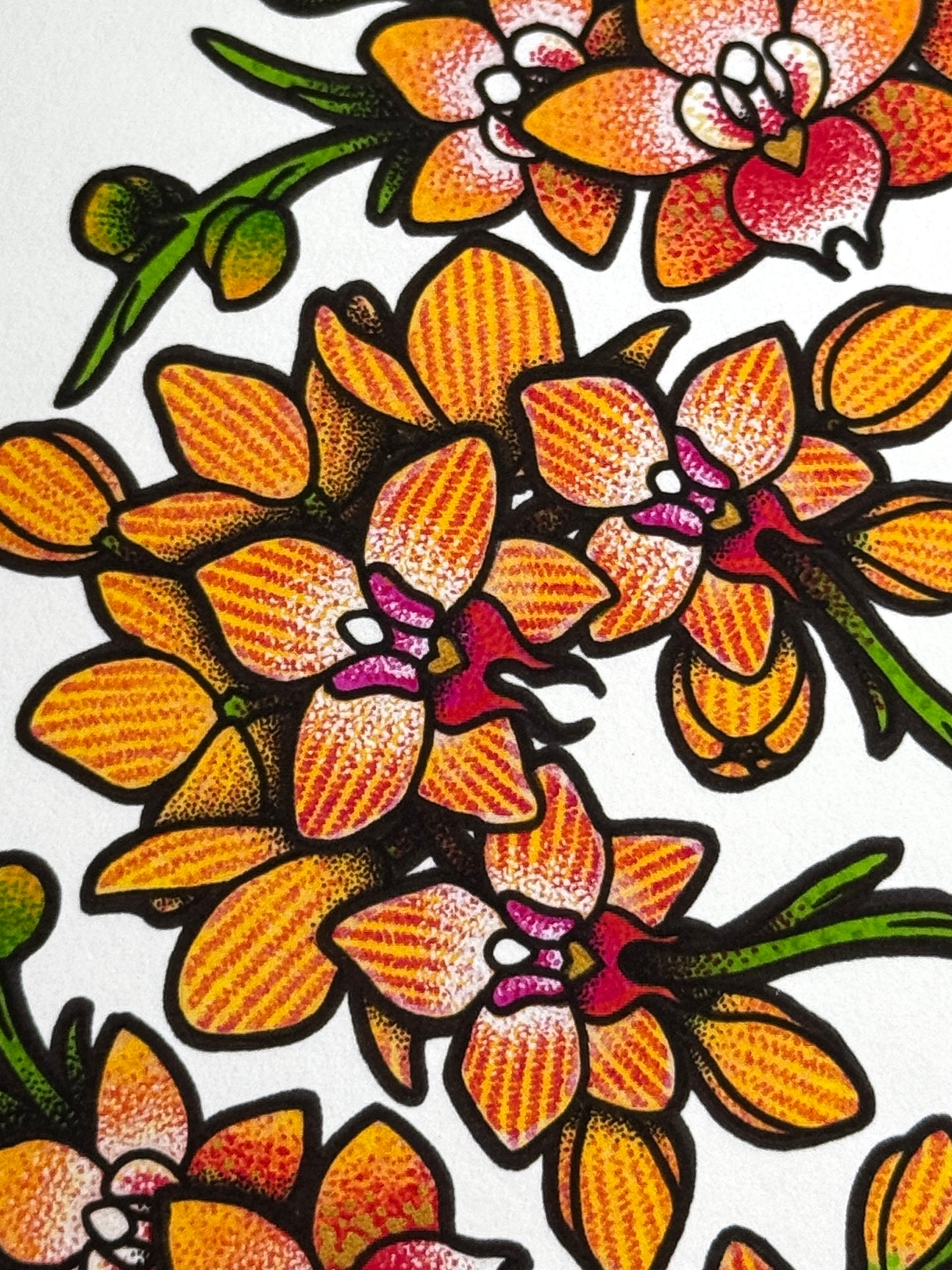 Orchid Mandala - Print