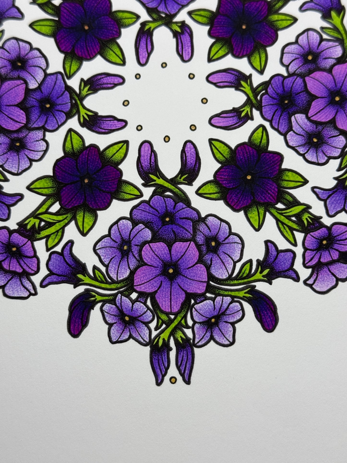 Pretty Purple Petunias - Print