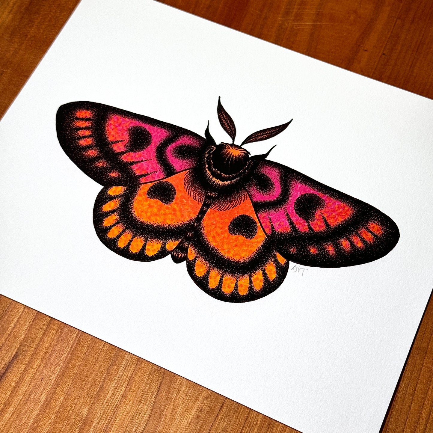 Western Sheep Moth - Print